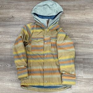 Burton Kids Striped Raincoat with Hood
